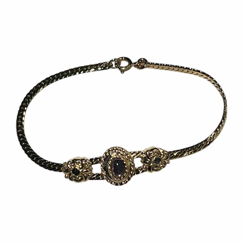 Vintage Avon Royal Estate Bracelet Gold Tone Size Small